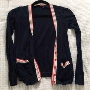 Navy cardigan